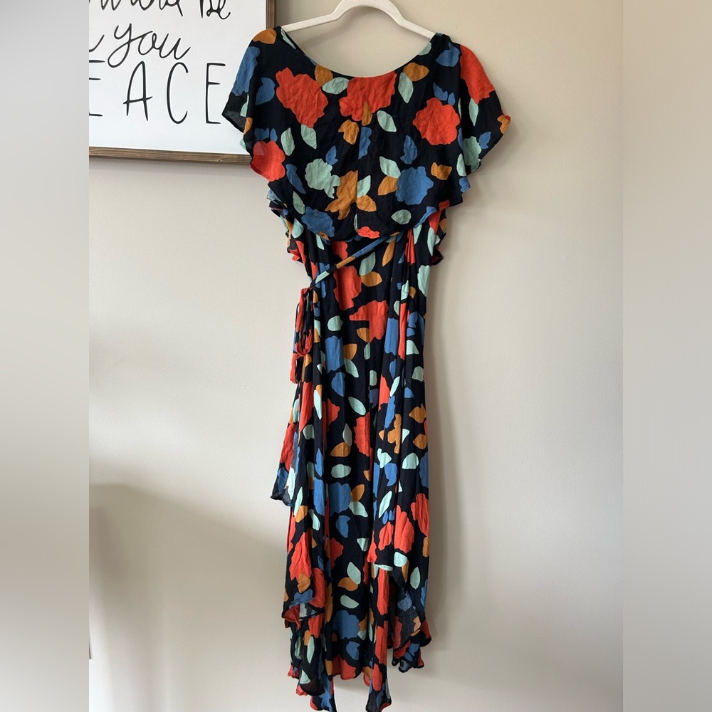 SOLD🤎Free People Maxi High Low Dress size Small - Picture 6 of 10